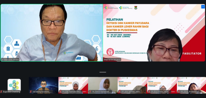 Bapelkes Cikarang Sukses Selenggarakan Pelatihan Deteksi Dini Kanker Payudara dan Leher Rahim bagi Dokter Puskesmas